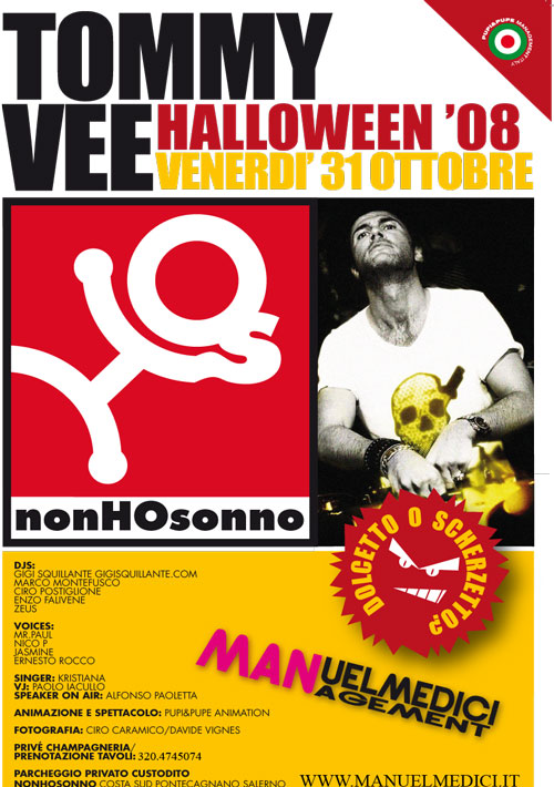 Tommy Vee - nonHOsonno - Salerno